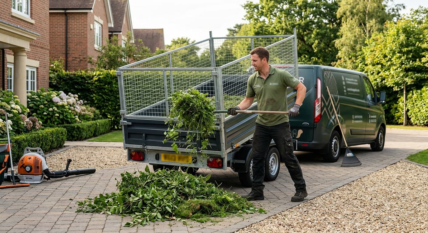 Loading a trailer at the end of a clearance